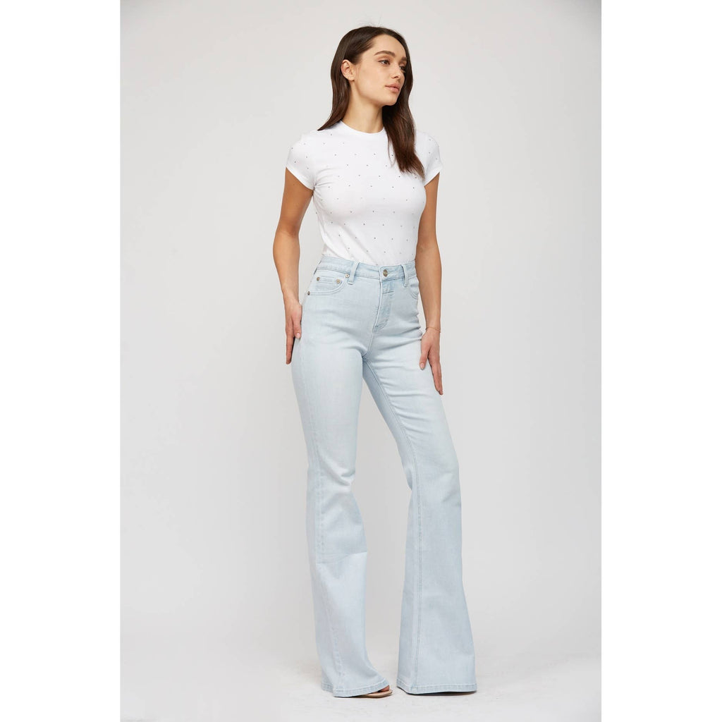 SUPER HIGH RISE TUMMY TUCK FLARE LEG