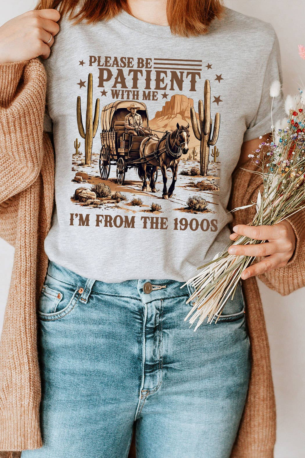 Please Be Patient I'm From The 1900s Basic Tee