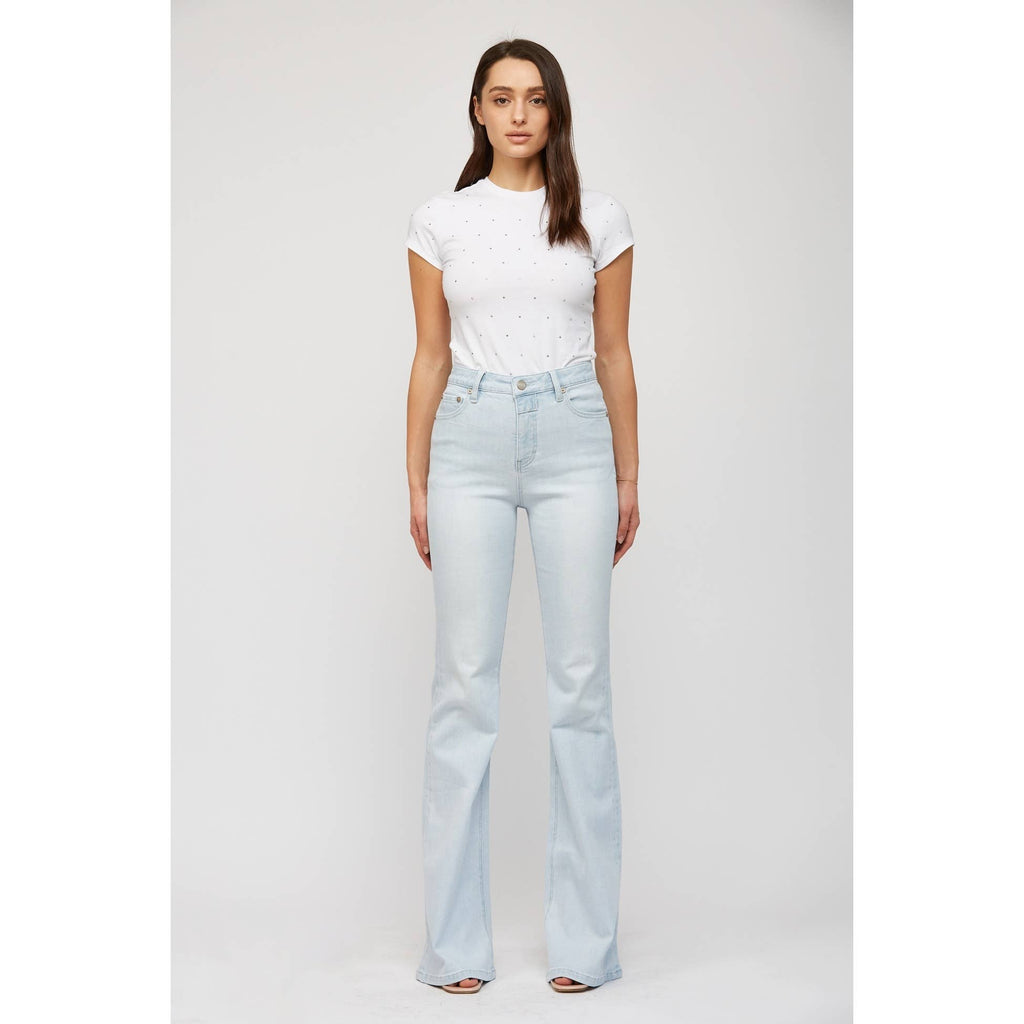 SUPER HIGH RISE TUMMY TUCK FLARE LEG