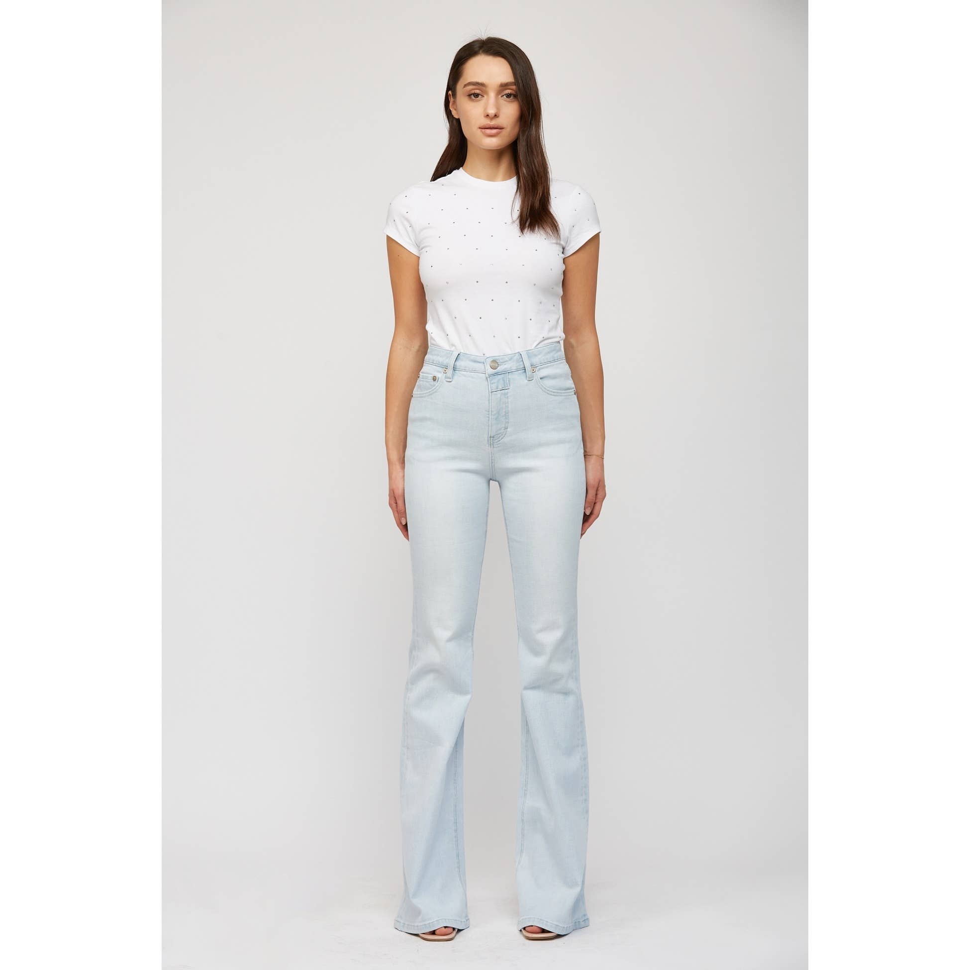 SUPER HIGH RISE TUMMY TUCK FLARE LEG