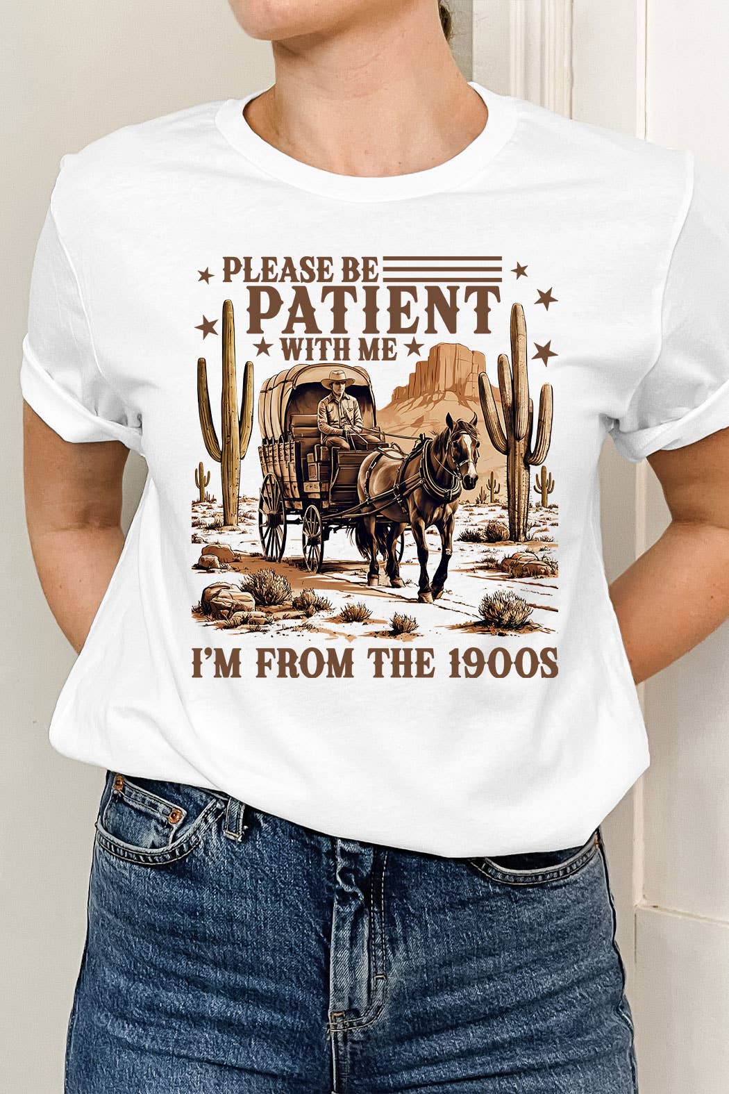 Please Be Patient I'm From The 1900s Basic Tee