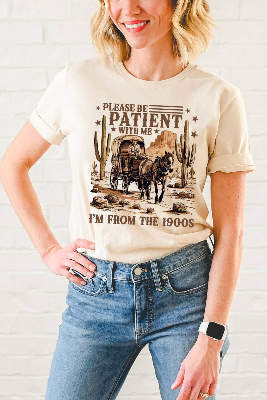 Please Be Patient I'm From The 1900s Basic Tee