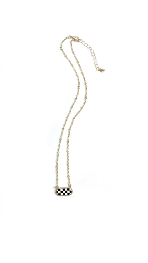 Checkerboard Necklace