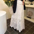Bohemian Lace Skirt with Crochet Details