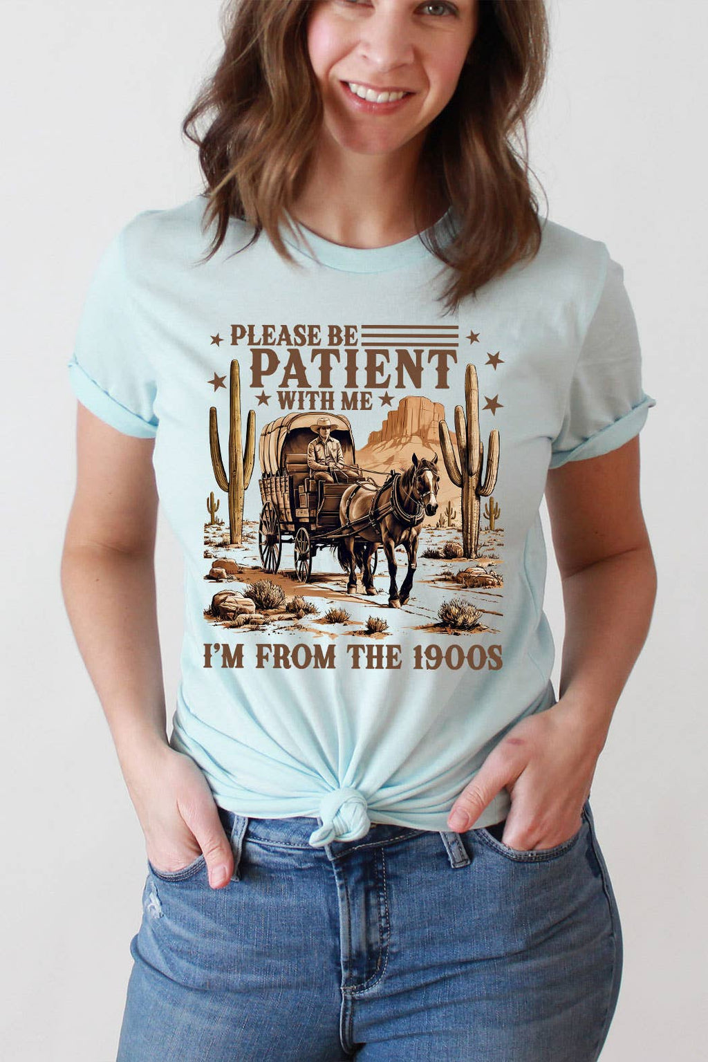Please Be Patient I'm From The 1900s Basic Tee
